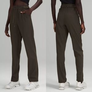 NWT Lululemon Stretch High Rise Pant Dark Olive